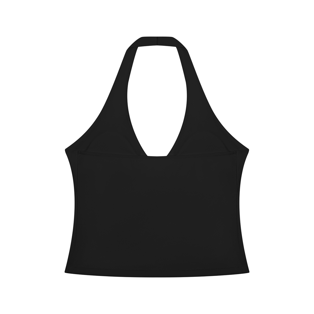 Women’s Ruched Halter Yoga Tank Top