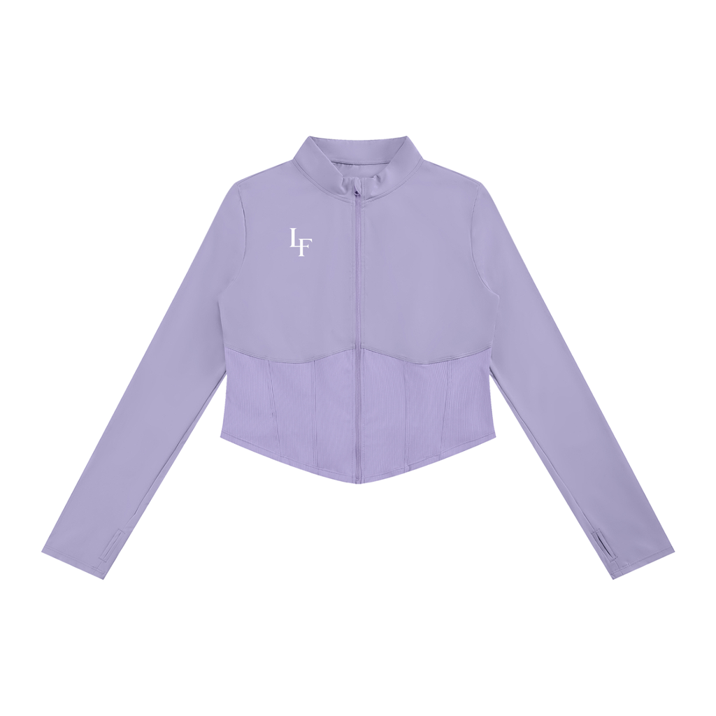 Slim Fit Full-Zip Yoga Jacket