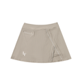 High-Waist Pocketed A-Line Skirt