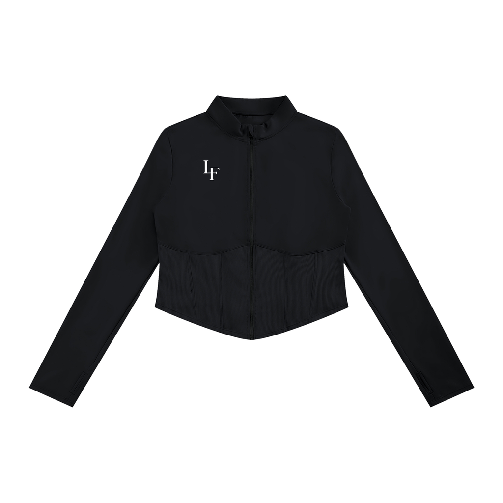 Slim Fit Full-Zip Yoga Jacket