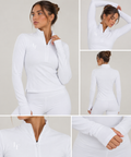 Quarter-Zip Yoga Pullover