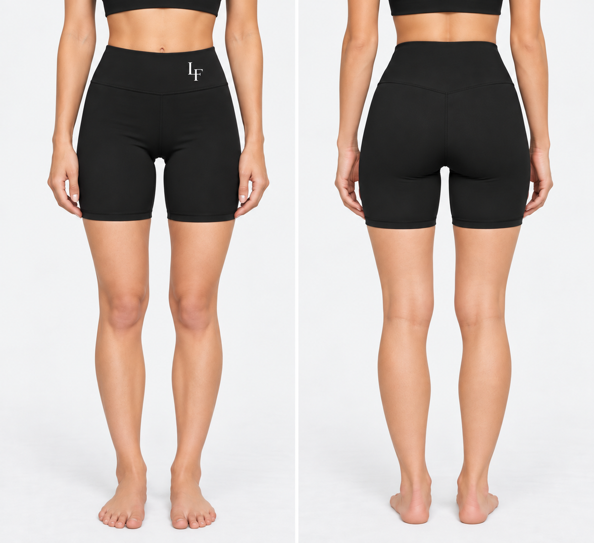 Sleek High-Rise Biker Shorts