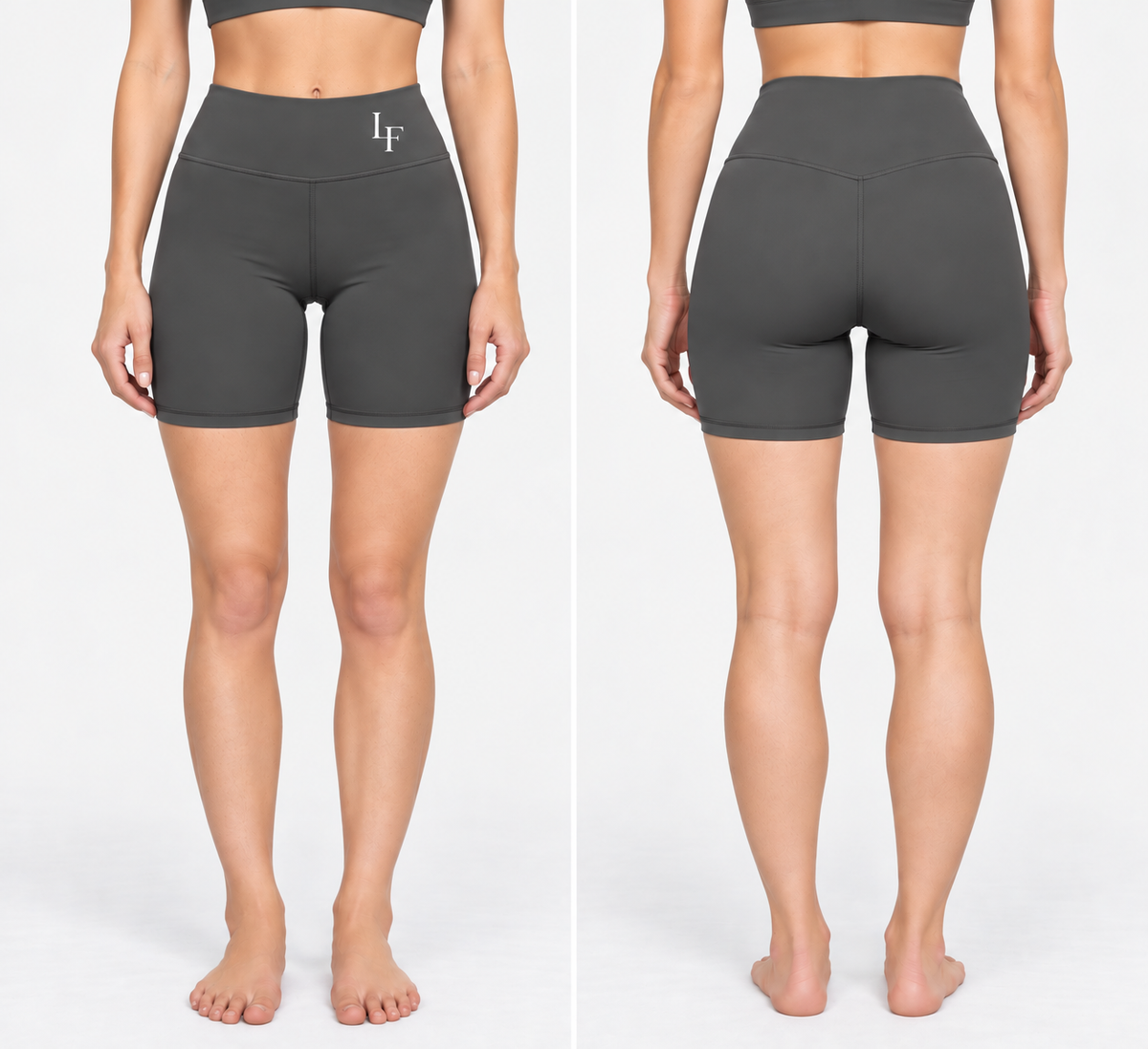 Sleek High-Rise Biker Shorts