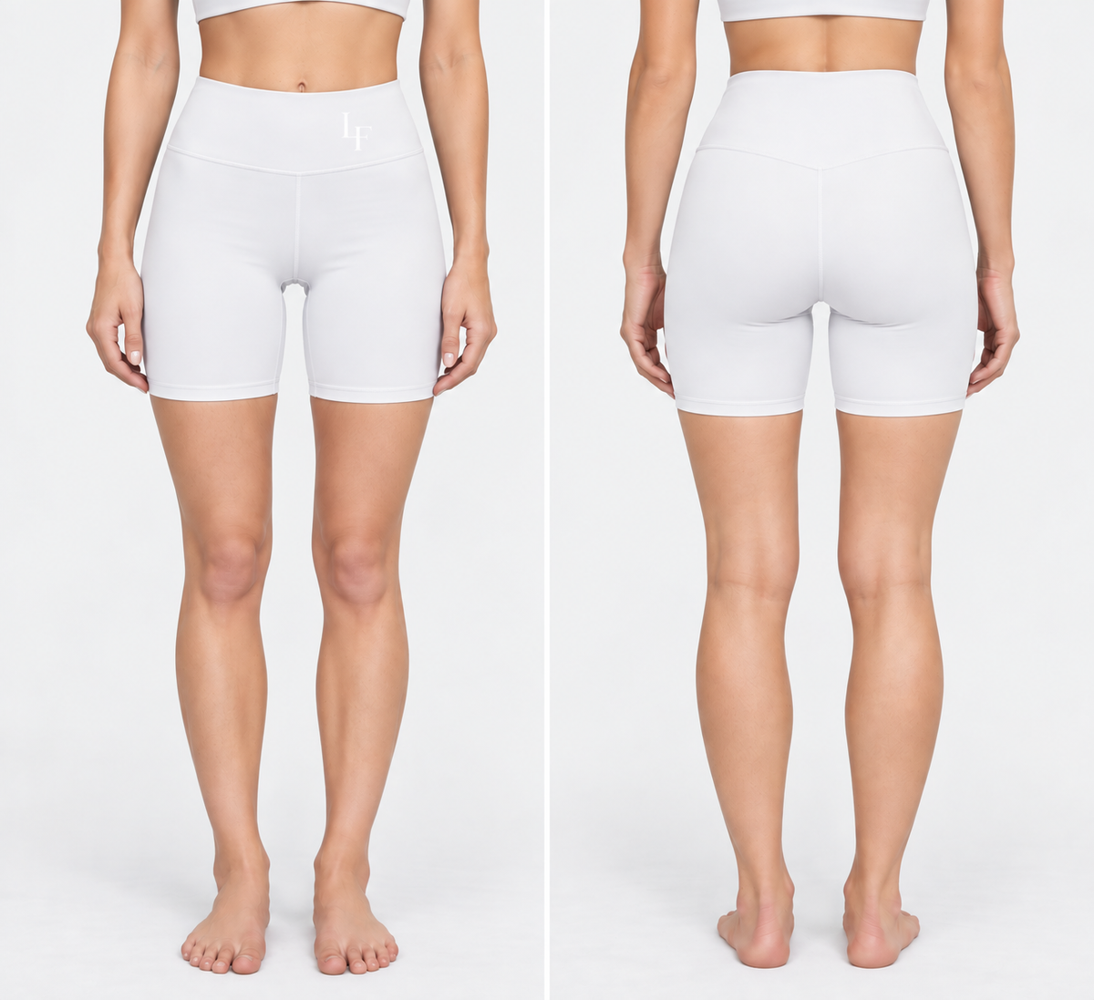 Sleek High-Rise Biker Shorts
