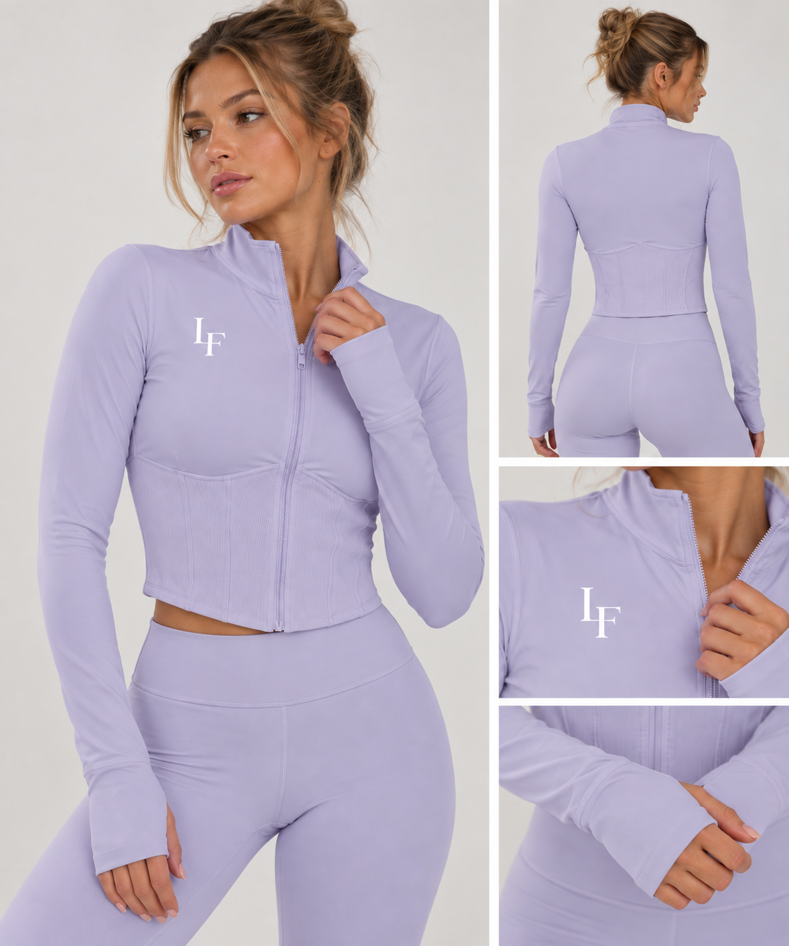 Slim Fit Full-Zip Yoga Jacket