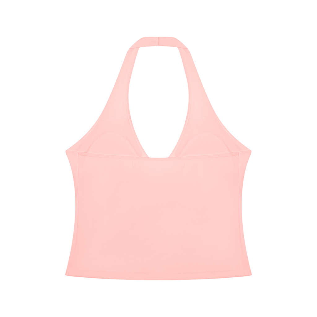 Women’s Ruched Halter Yoga Tank Top