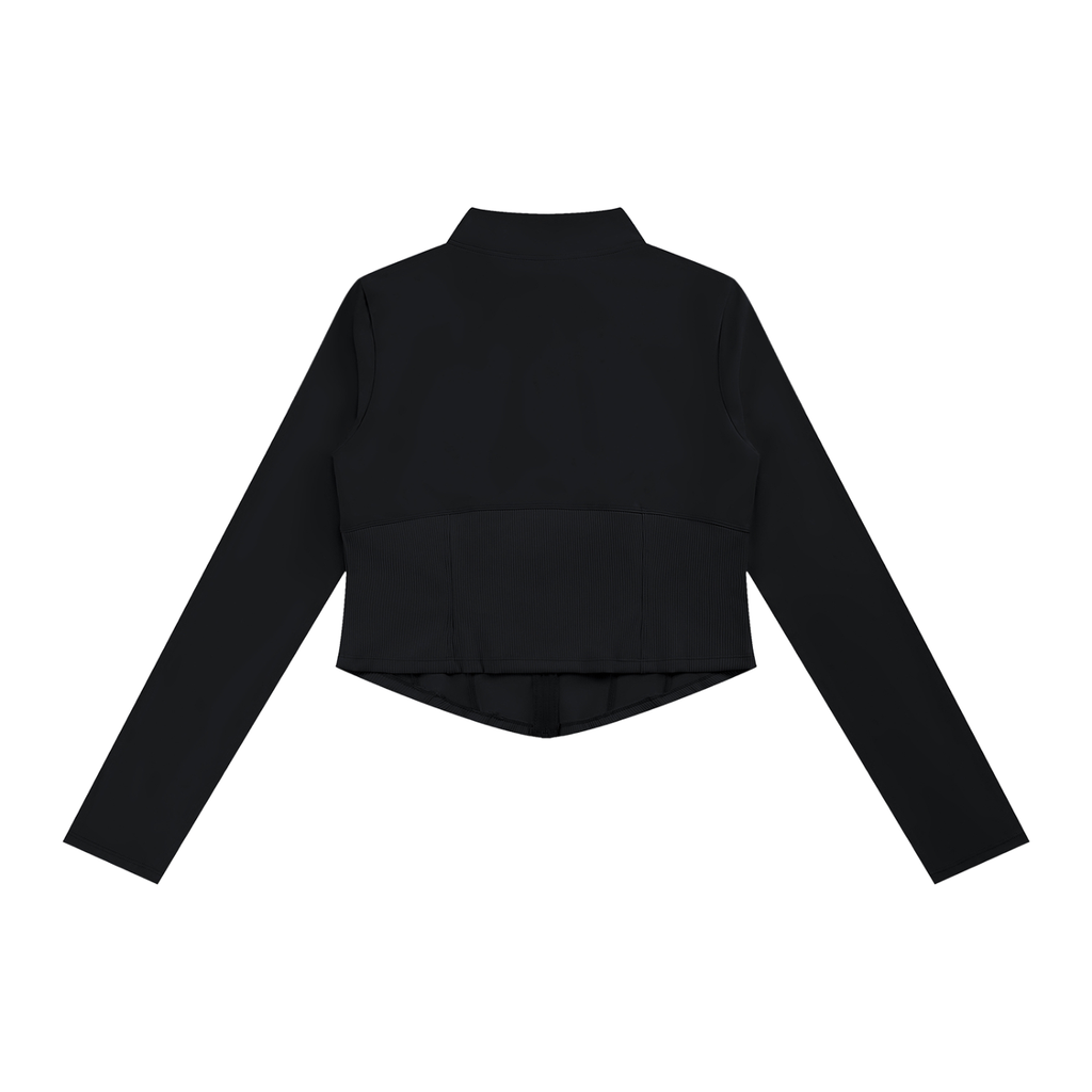 Slim Fit Full-Zip Yoga Jacket