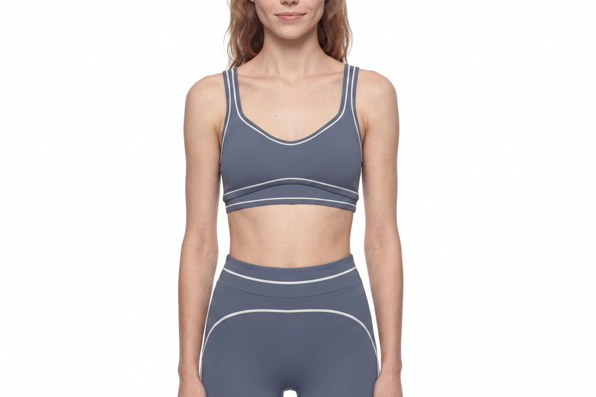 Women’s Topstitching Yoga Sports Bra
